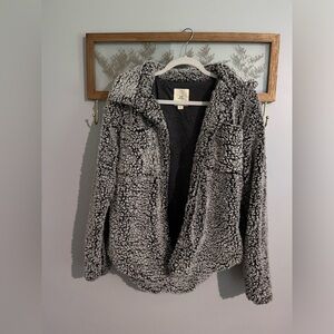 Thread Supply. Grey Teddy Cardigan.